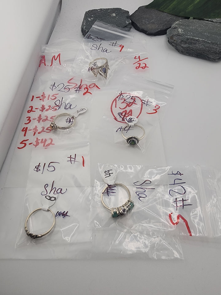Sha - 4/22/26 - 5 925 Sterling Silver Items
