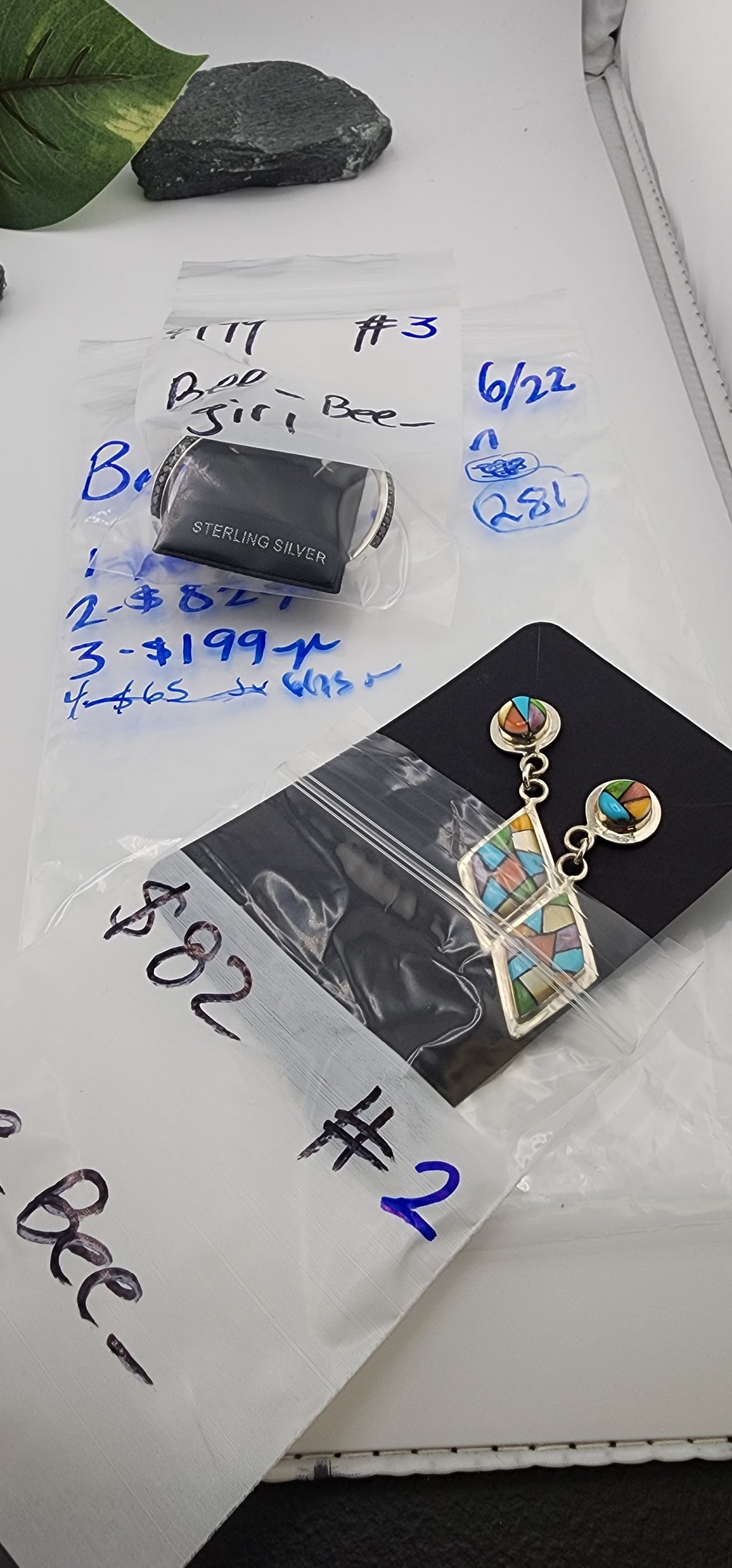 RESERVED FOR: Bee_Bee_girl - 6/22/2025 tiktok Reservation Live Show -2 Sterling Silver Items