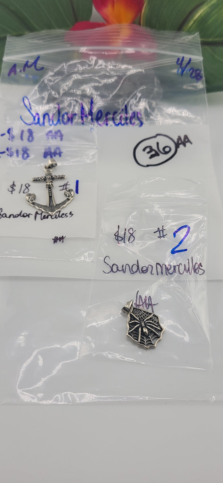 RESERVED FOR: SandorMerciles - 4/28/2025 tiktok Live Show - 2 Sterling Silver Items