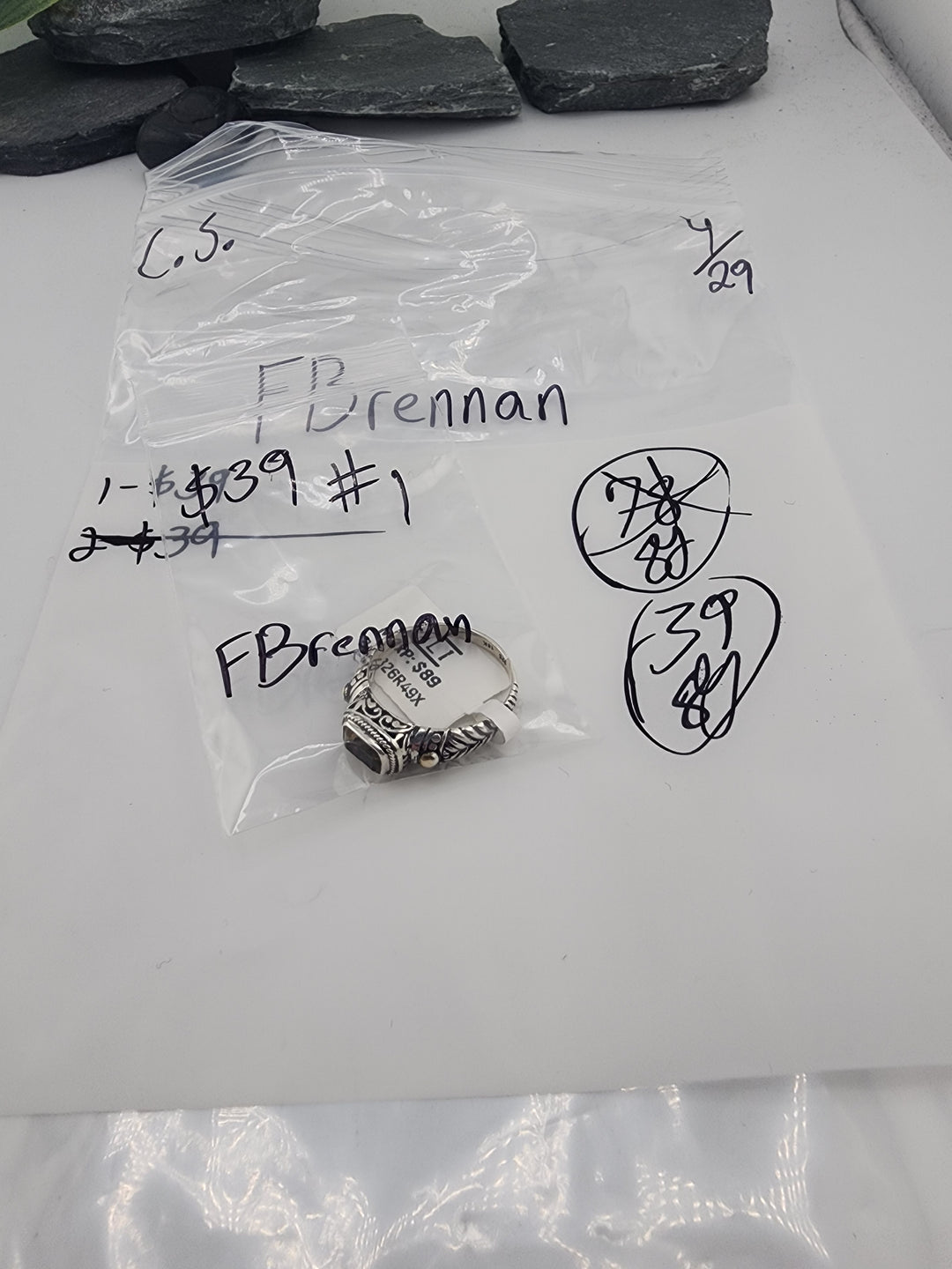 C.S. - RESERVED FOR: FBrennan - 4/29/26 - 1 Sterling Silver Items