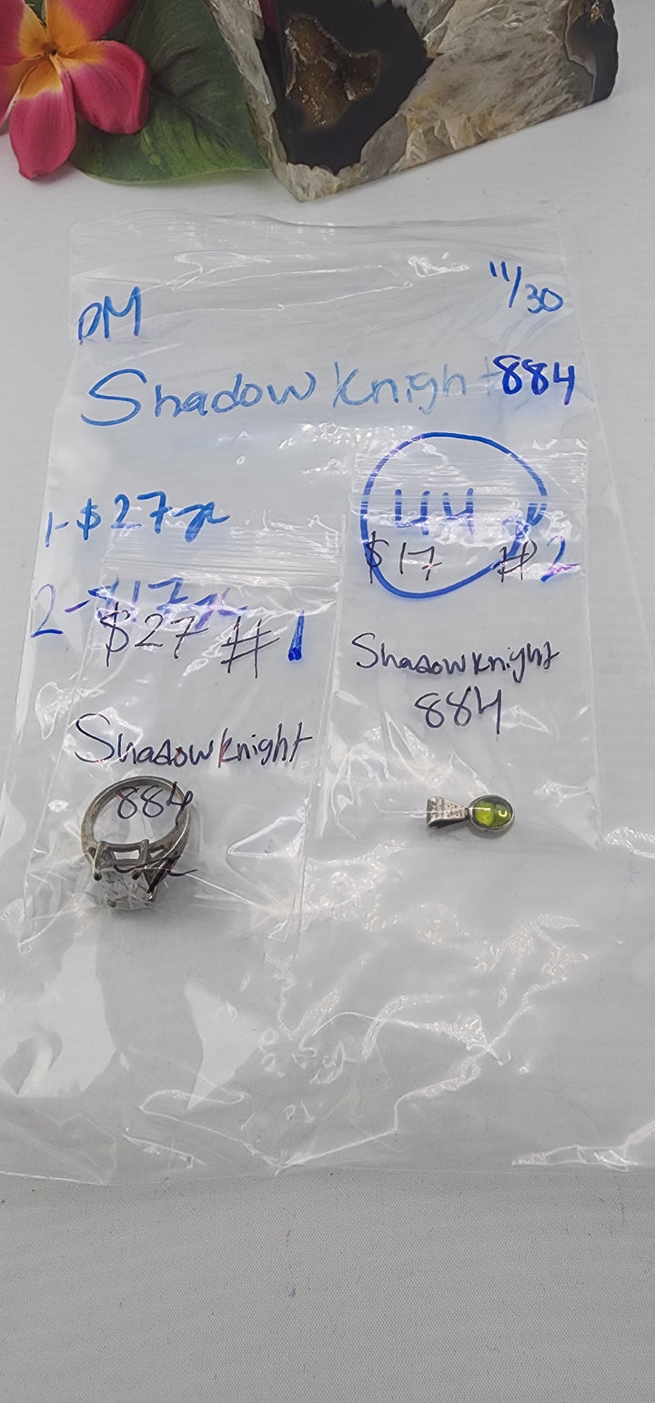 PM SHOW 48HR - RESERVED FOR: Shadowknight884 - 11/30/2025 tiktok Live Show - 2 Sterling Silver Items