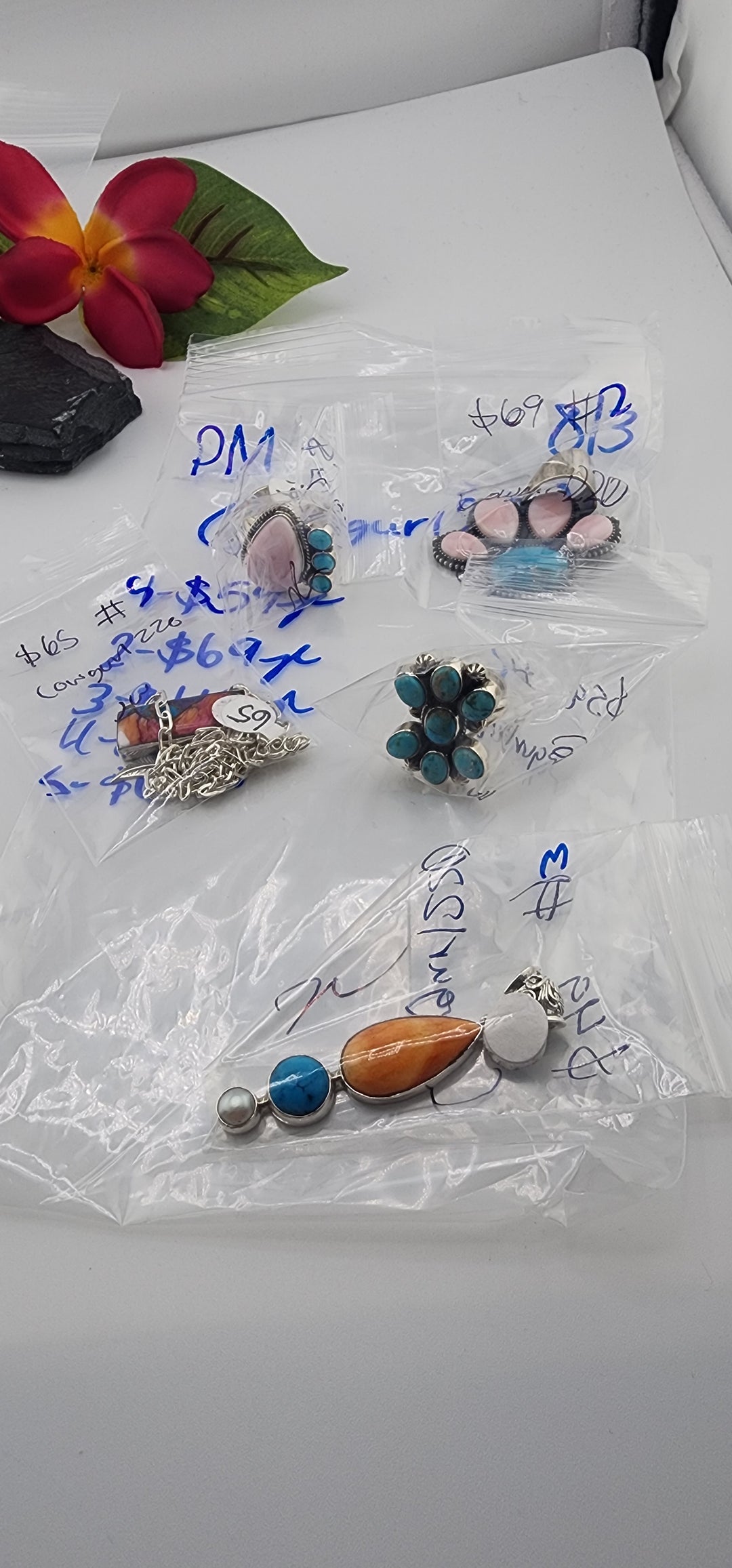 PM SHOW 48HR - RESERVED FOR:   Cowgurl220- 8/3/2025 FL tiktok Live Show -5  Sterling Silver Items