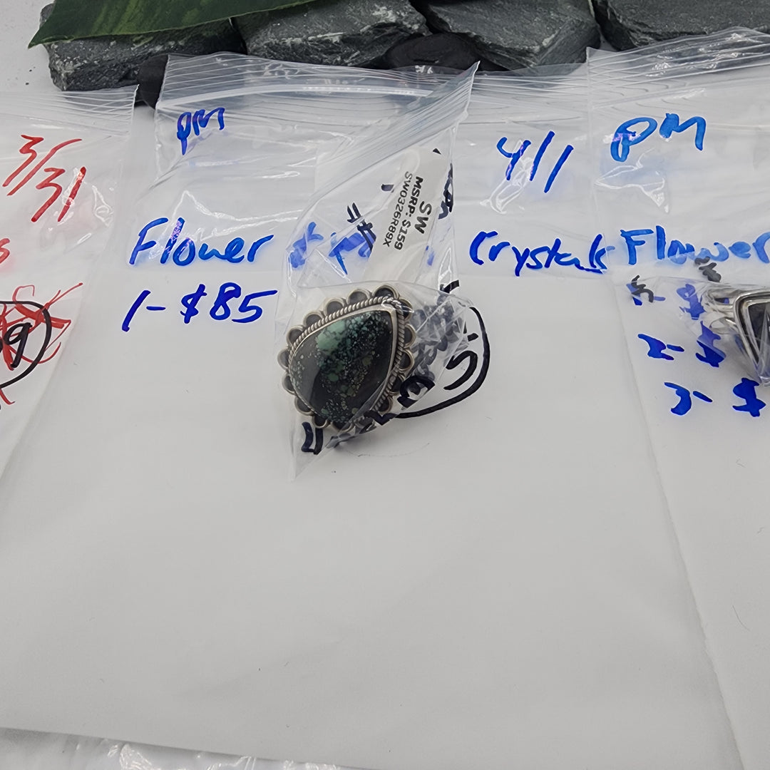 Flower & Moon Crystals - 4/1/26 -  1 925 Sterling Silver Items