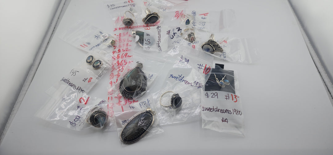 AM SHOW 48HR - RESERVED FOR: sweetdreams1980 - 8/8/2025 FL tiktok Live Show - 13 Sterling Silver Items