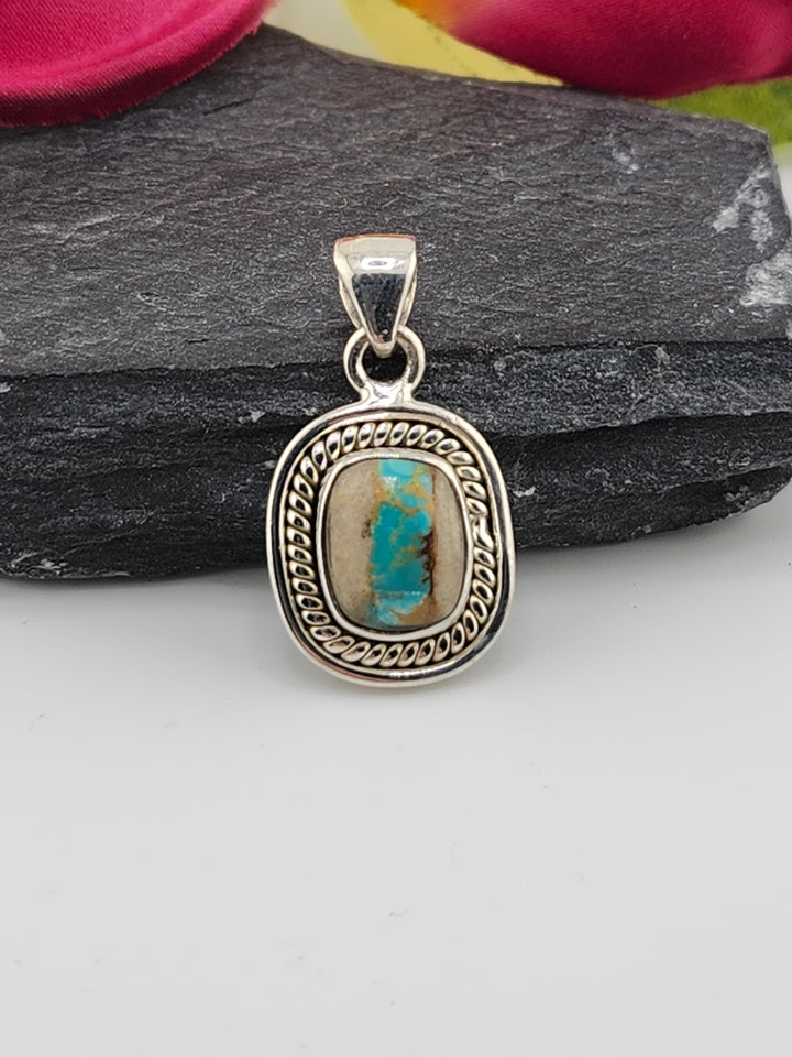 Royston Ribbon Turquoise Pendant