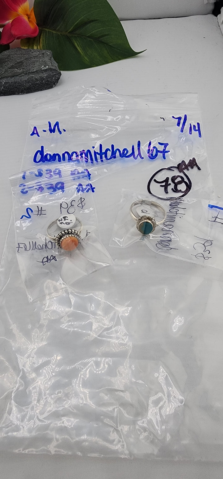 AM SHOW 48HR - RESERVED FOR: donnamitchell67 - 7/14/2025 FL tiktok Live Show - 2 Sterling Silver Items