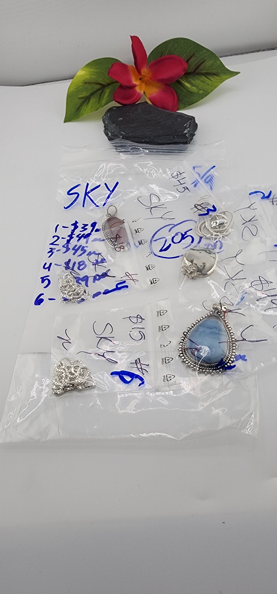 RESERVED FOR: SKY - 5/9/2025 tiktok Live Show - 6 Sterling Silver Items