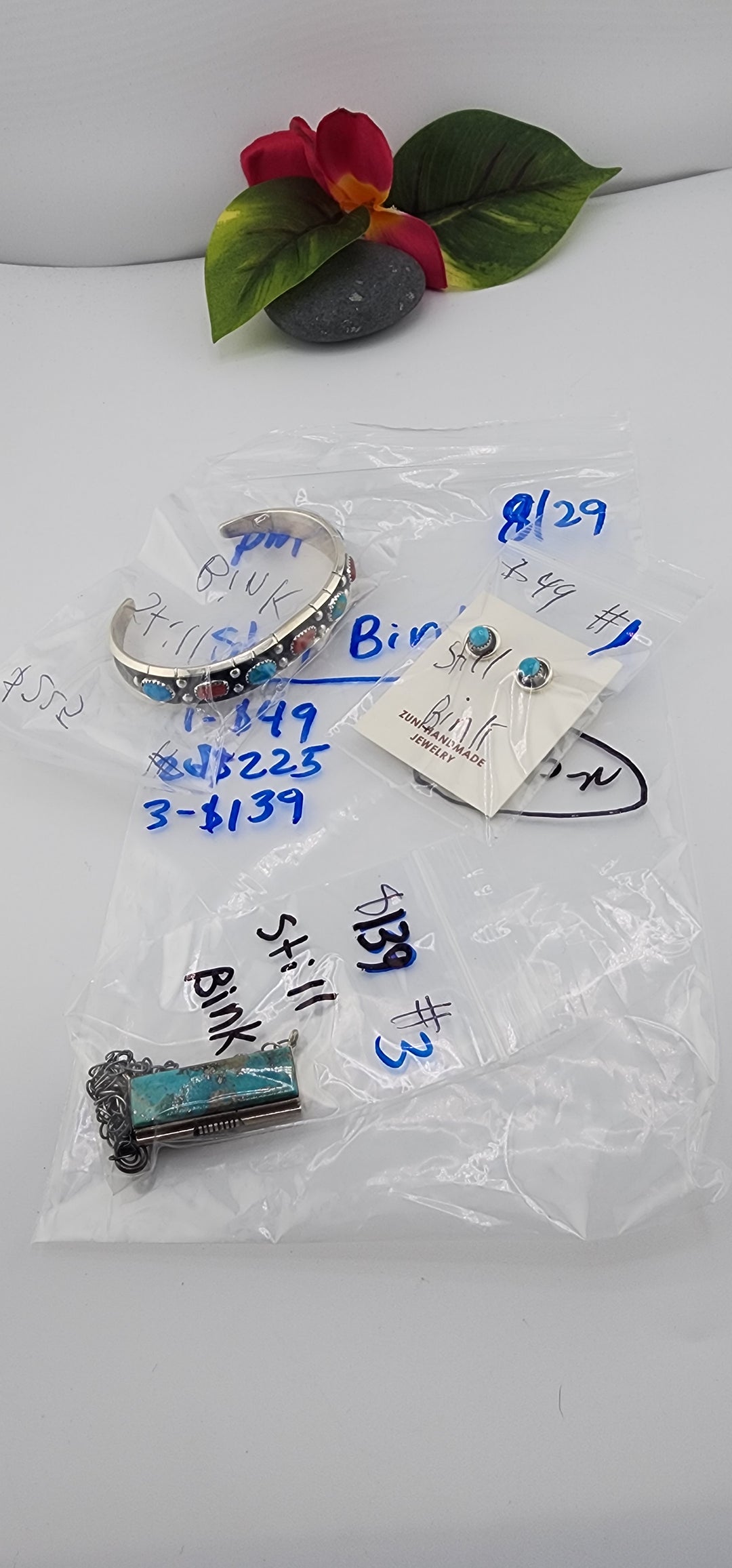 PM SHOW 48HR - RESERVED FOR: Still Bink - 8/29/2025 FL tiktok Live Show - 3 Sterling Silver Items