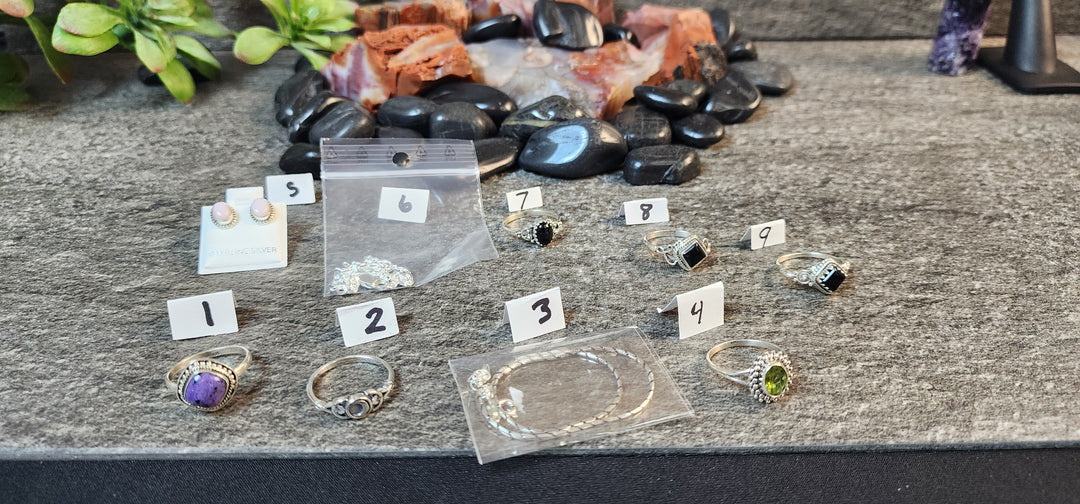 RESERVED FOR: Mrjordan-7/7/24-9 Sterling Silver Items