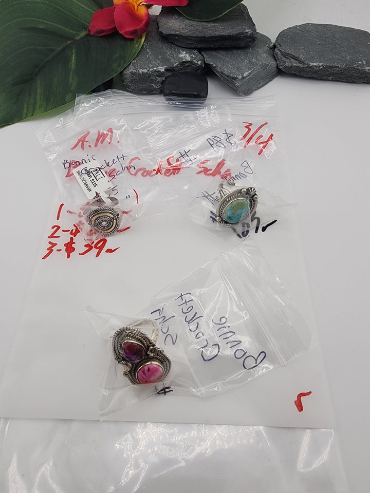 Bonnie Crockett Scha - 3/4/26 - 3 925 Sterling Silver Items