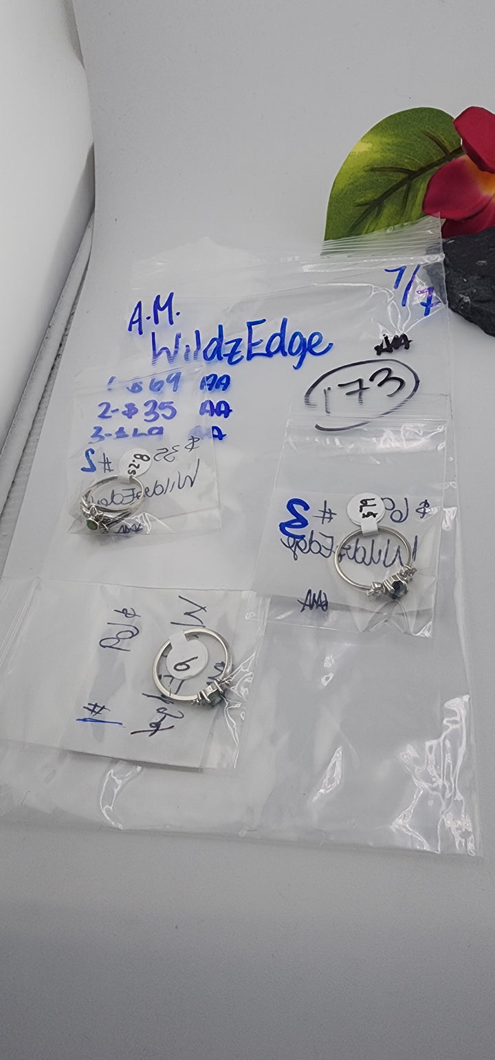 RESERVED FOR: WildzEdge - 7/7/2025 tiktok A.M Live Show - 3 Sterling Silver Items