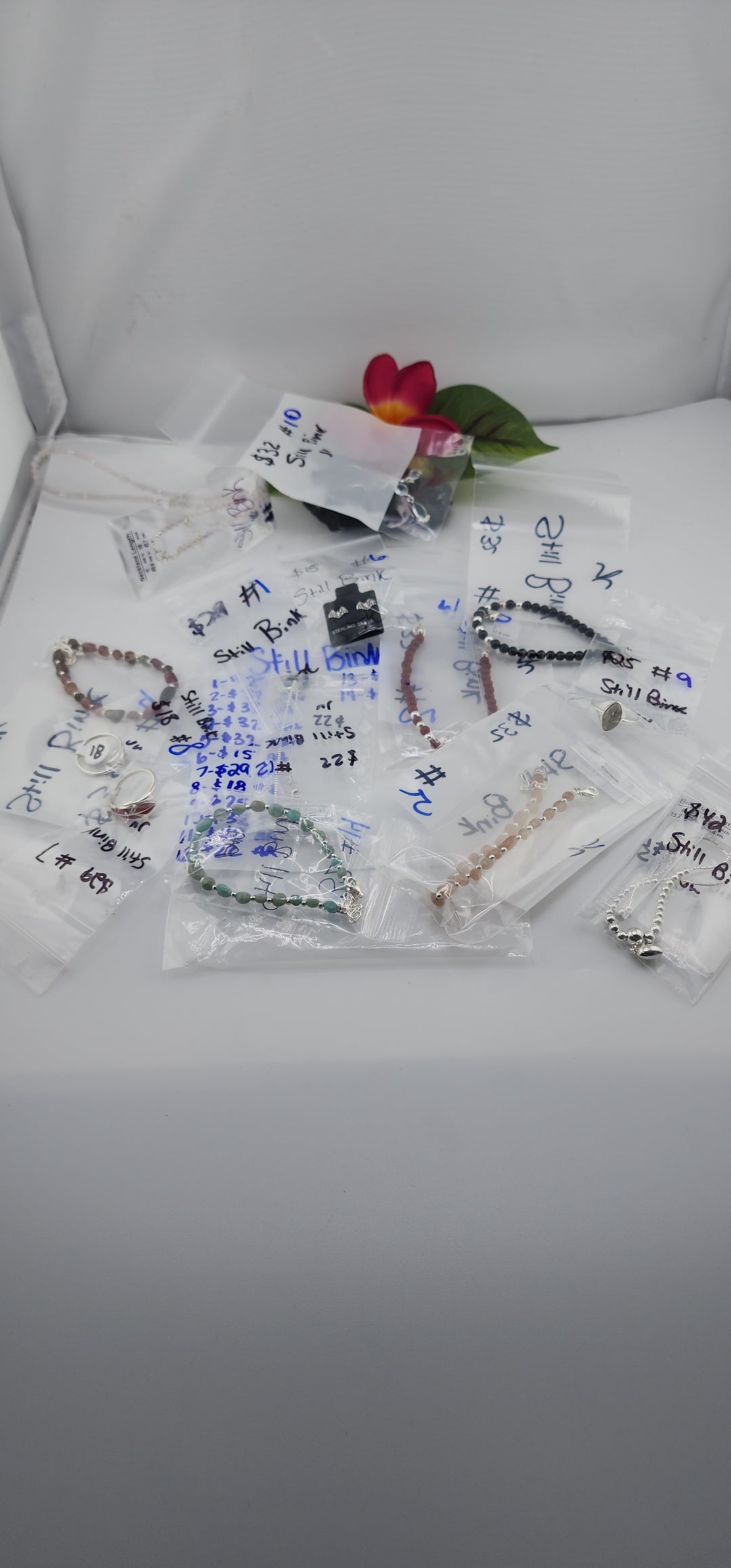 RESERVED FOR: Still Bink - 6/1/2025 tiktok Live Show - 14 Sterling Silver Items