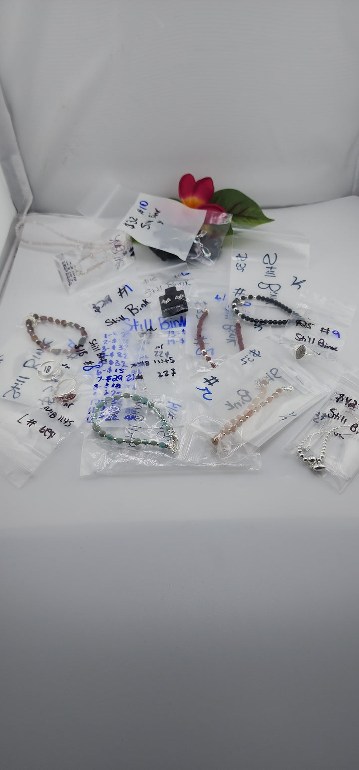 RESERVED FOR: Still Bink - 6/1/2025 tiktok Live Show - 14 Sterling Silver Items