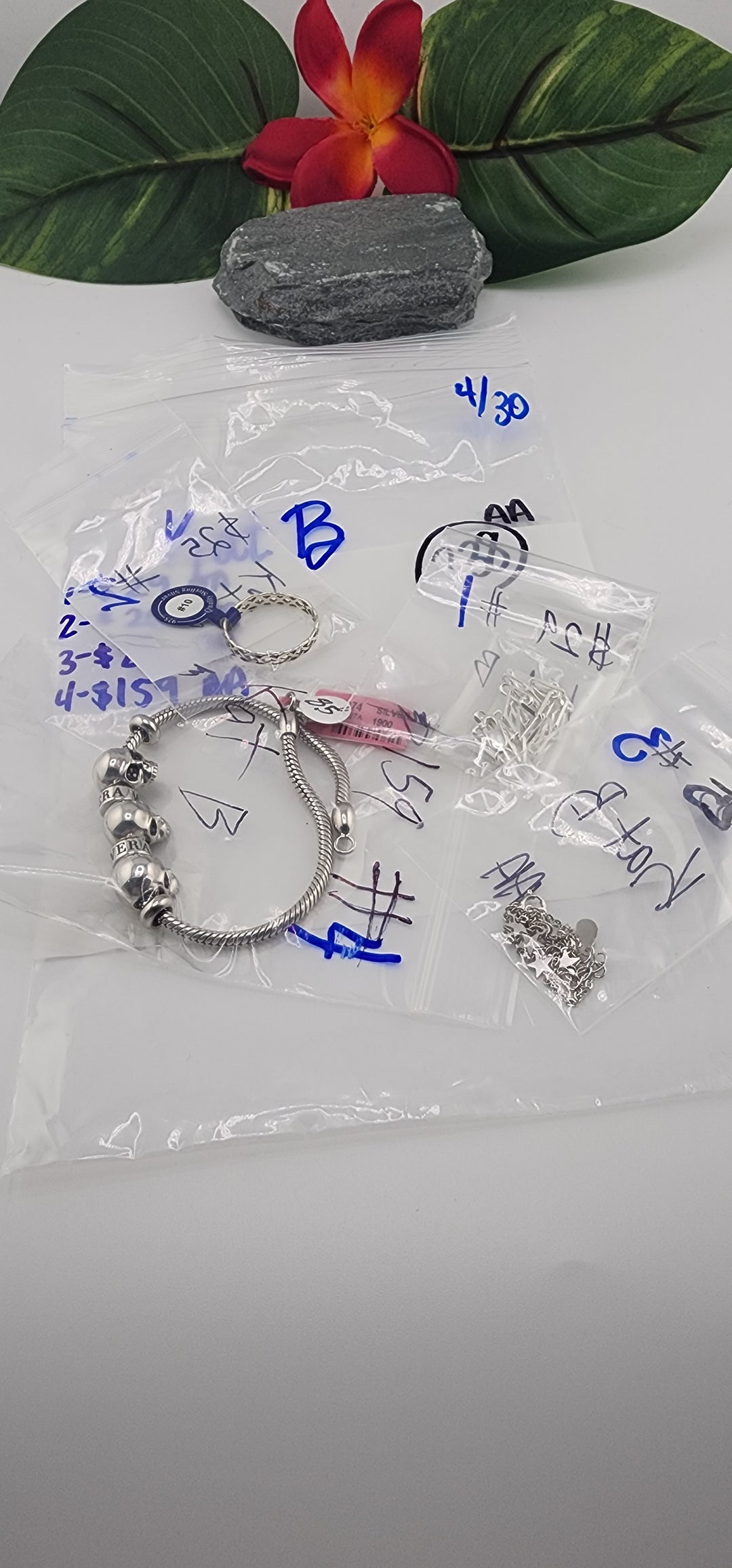 RESERVED FOR: Kat B- 4/30/2025 tiktok Live Show - 4 Sterling Silver Items