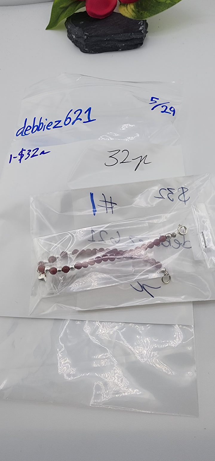 RESERVED FOR: debbiez621 - 5/29/2025 tiktok Live Show - 1 Sterling Silver Items