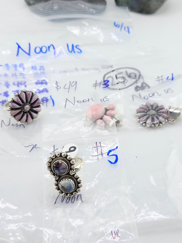 RESERVED FOR: Noon us - 6/4/2025 tiktok Live Show - 4 Sterling Silver Items