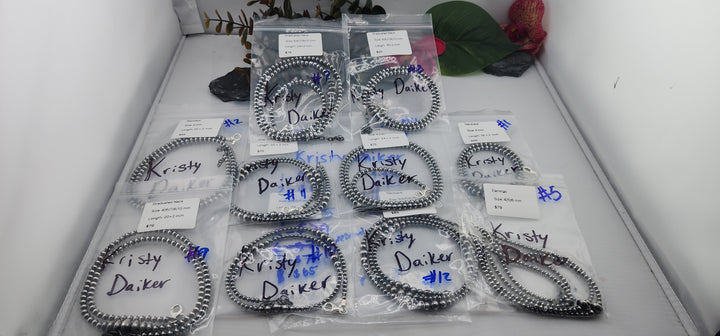 PM SHOW 48HR - RESERVED FOR:  Kristy Daiker- 8/15/2025 FL tiktok Live Show -10  Sterling Silver Items