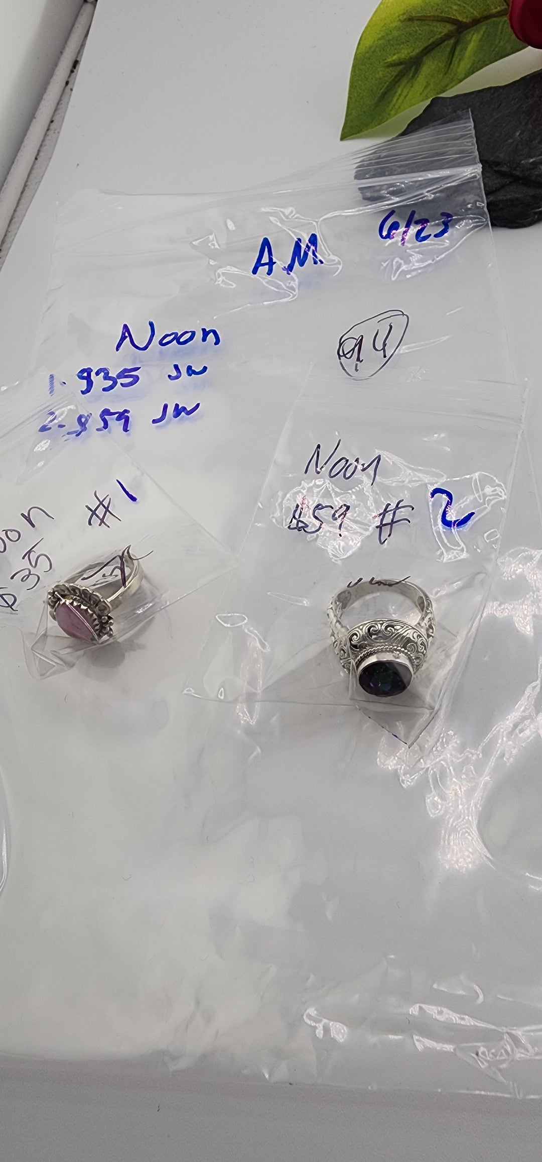 RESERVED FOR: Noon- 6/23/2025 tiktok A.M Live Show -2 Sterling Silver Items