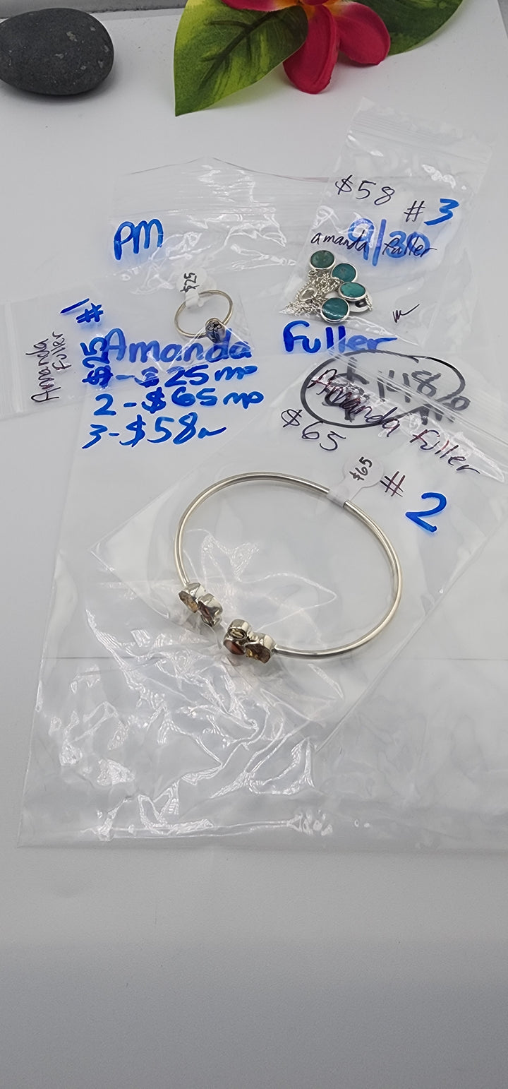 PM SHOW 48HR - RESERVED FOR: Amanda fuller  - 9/30/2025 FL tiktok Live Show - 3 Sterling Silver Items