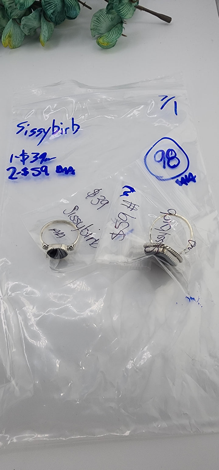 RESERVED FOR: Sissybirb - 7/1/2025 tiktok Reservation Live Show - 2 Sterling Silver Items