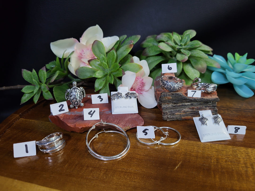 RESERVED FOR: Monilove 7/13/24- 8Sterling Silver Items