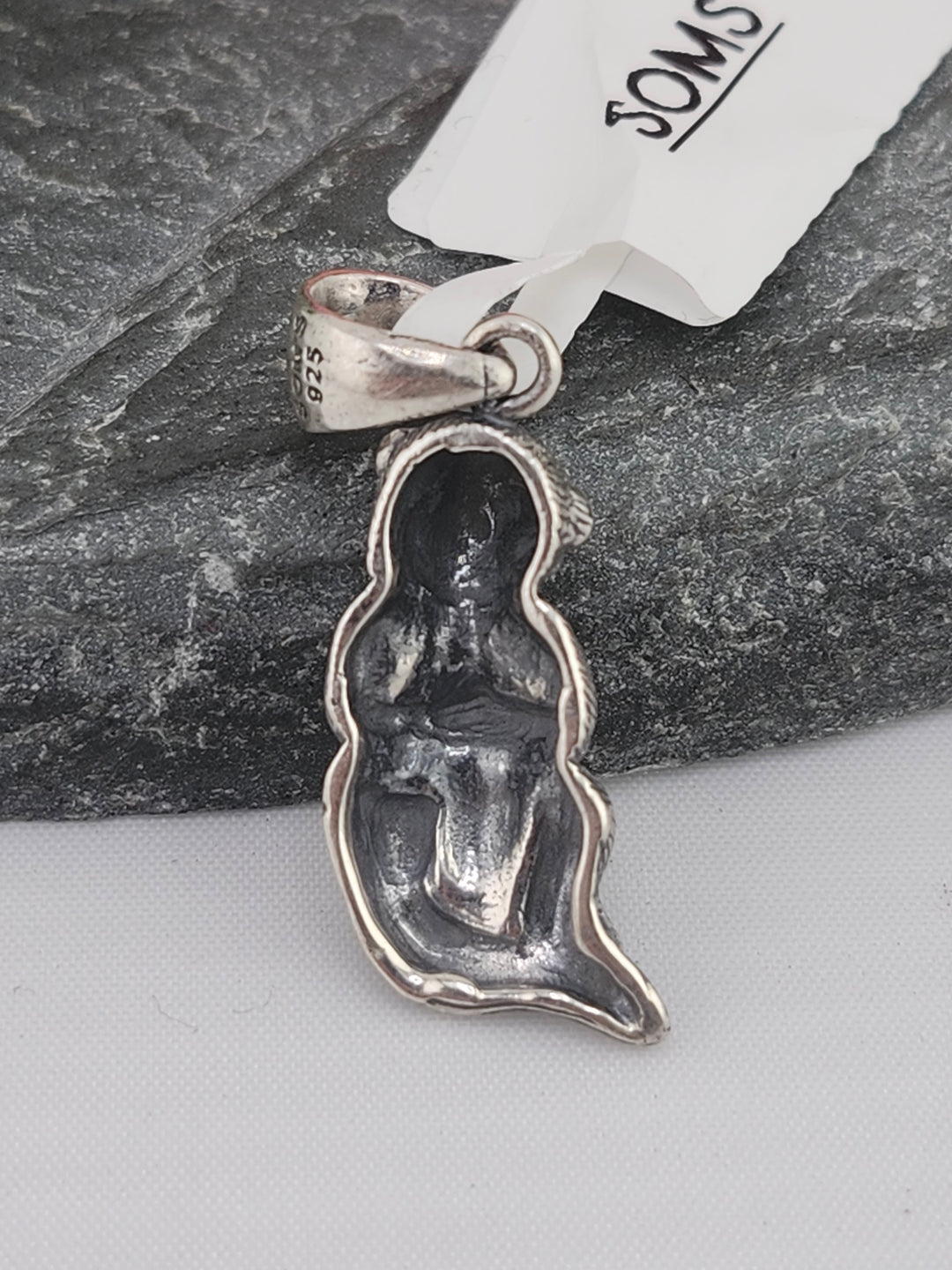 Designer SOMS 925 Sterling Silver Otter Pendant