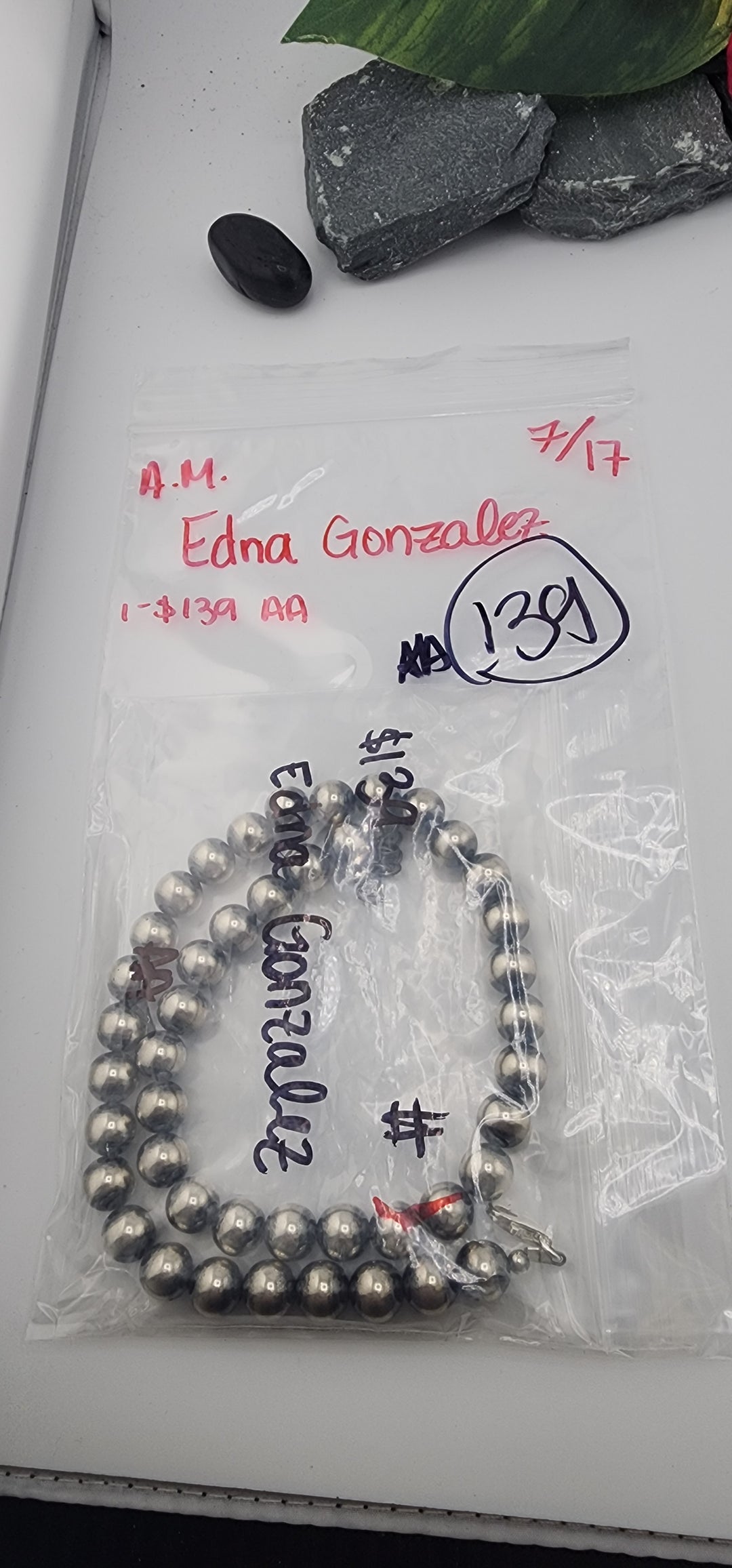 AM SHOW 48HR - RESERVED FOR: Edna Gonzalez  - 7/17/2025 FL tiktok Live Show - 1 Sterling Silver Items