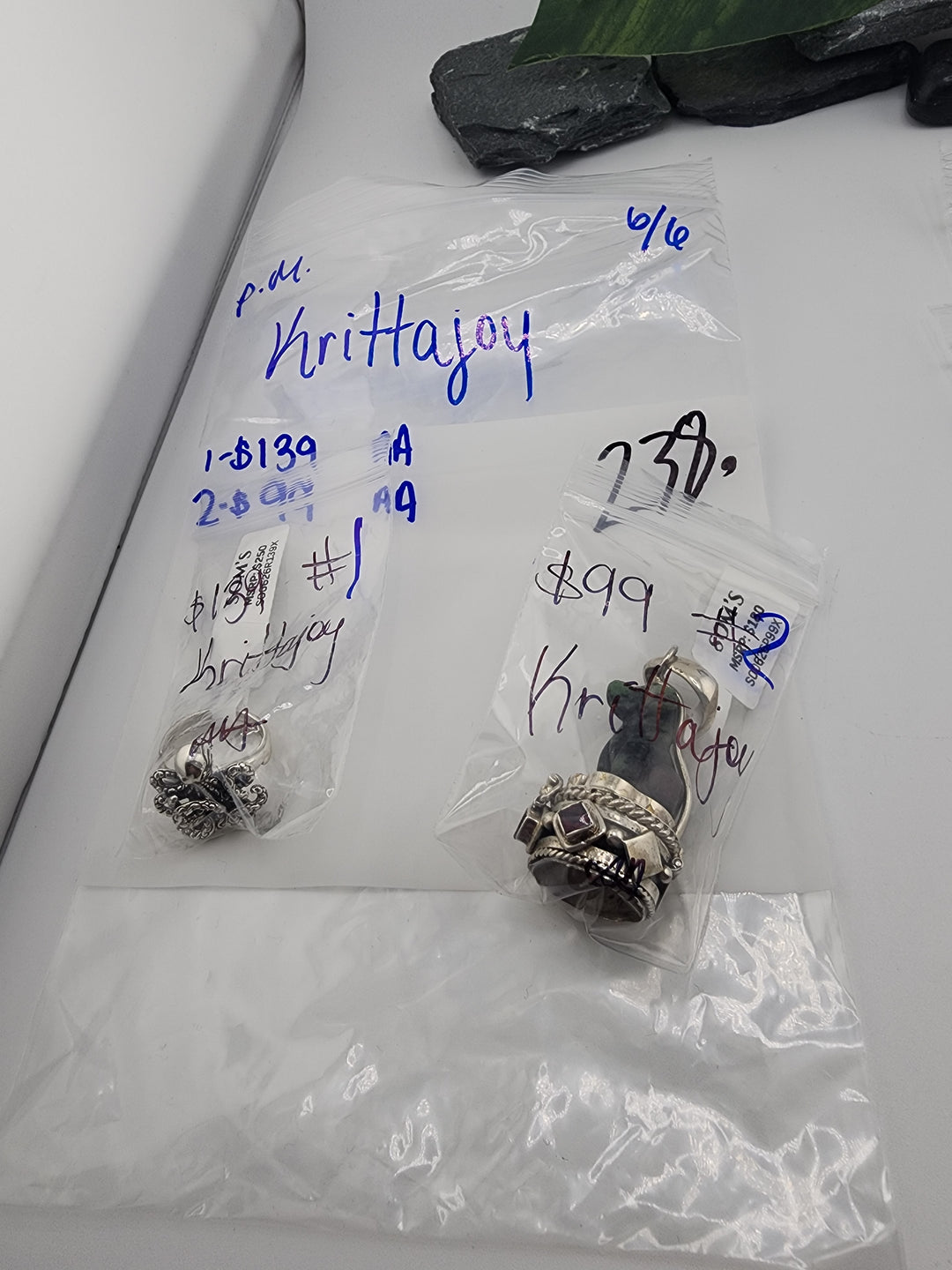 Krittajoy  - 6/6/26 PM - 2 925 Sterling Silver