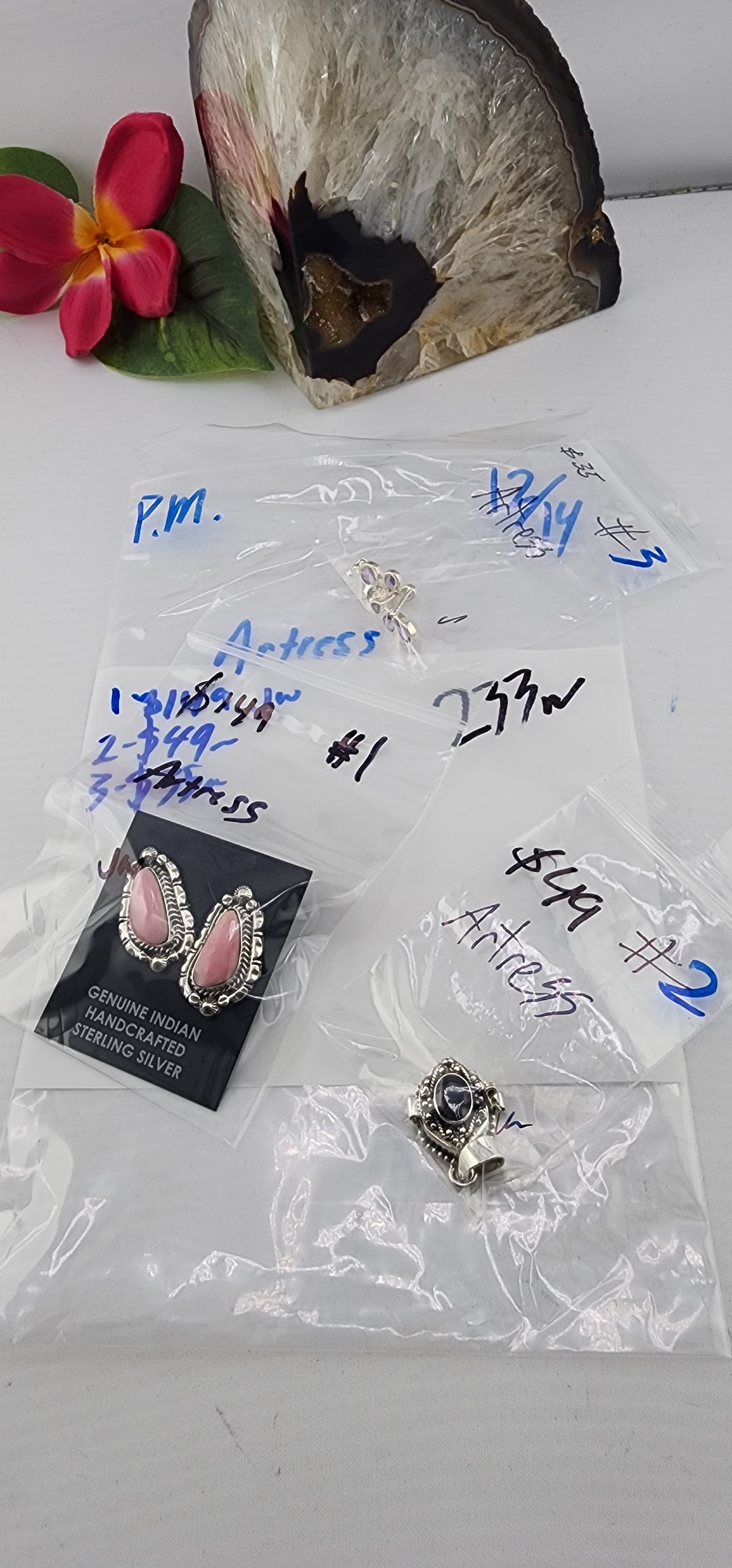 PM SHOW 48HR - RESERVED FOR:  Artress- 12/14/2025 tiktok Live Show - 3 Sterling Silver Items