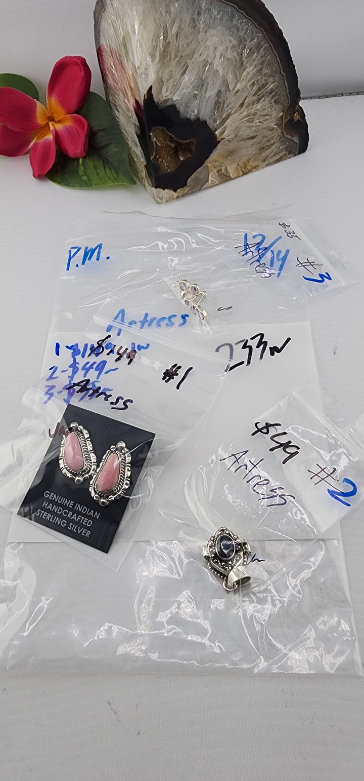 PM SHOW 48HR - RESERVED FOR:  Artress- 12/14/2025 tiktok Live Show - 3 Sterling Silver Items