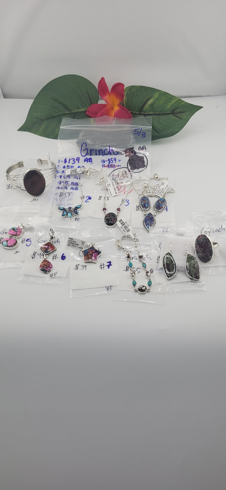 RESERVED FOR: Grinch - 5/3/2025 tiktok Live Show -10 Sterling Silver Items