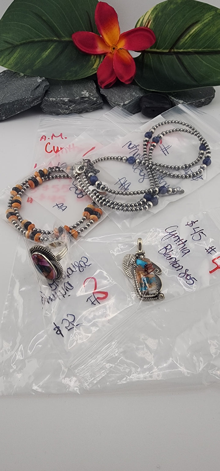 AM SHOW 48HR - RESERVED FOR: Cynthia Blanton805  - 7/17/2025 FL tiktok Live Show - 4 Sterling Silver Items