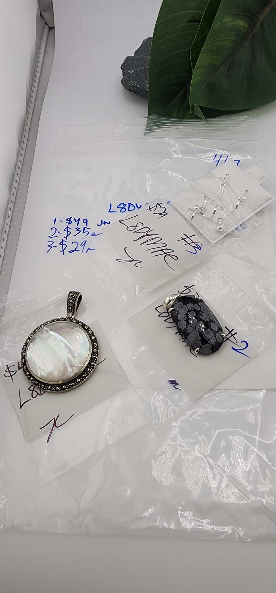 RESERVED FOR:  L8DYMAC- 4/17/2025 tiktok Live Show -3 Sterling Silver Items