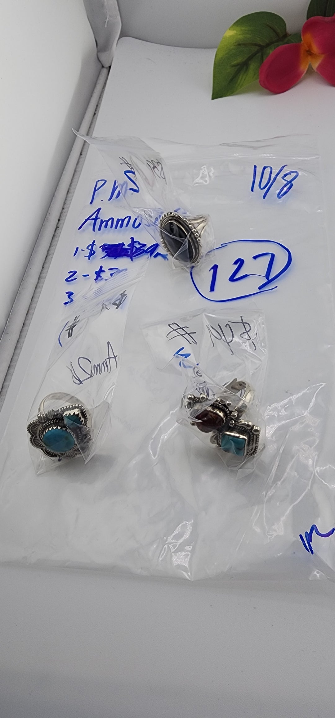 PM SHOW 48HR - RESERVED FOR: Ammo20 - 10/8/2025 FL tiktok Live Show - 3 Sterling Silver Items