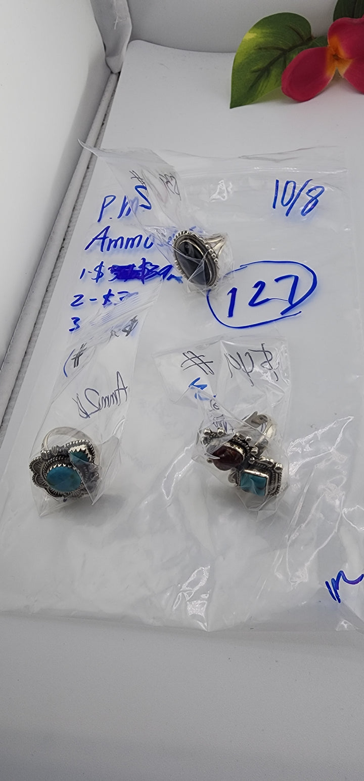 PM SHOW 48HR - RESERVED FOR: Ammo20 - 10/8/2025 FL tiktok Live Show - 3 Sterling Silver Items