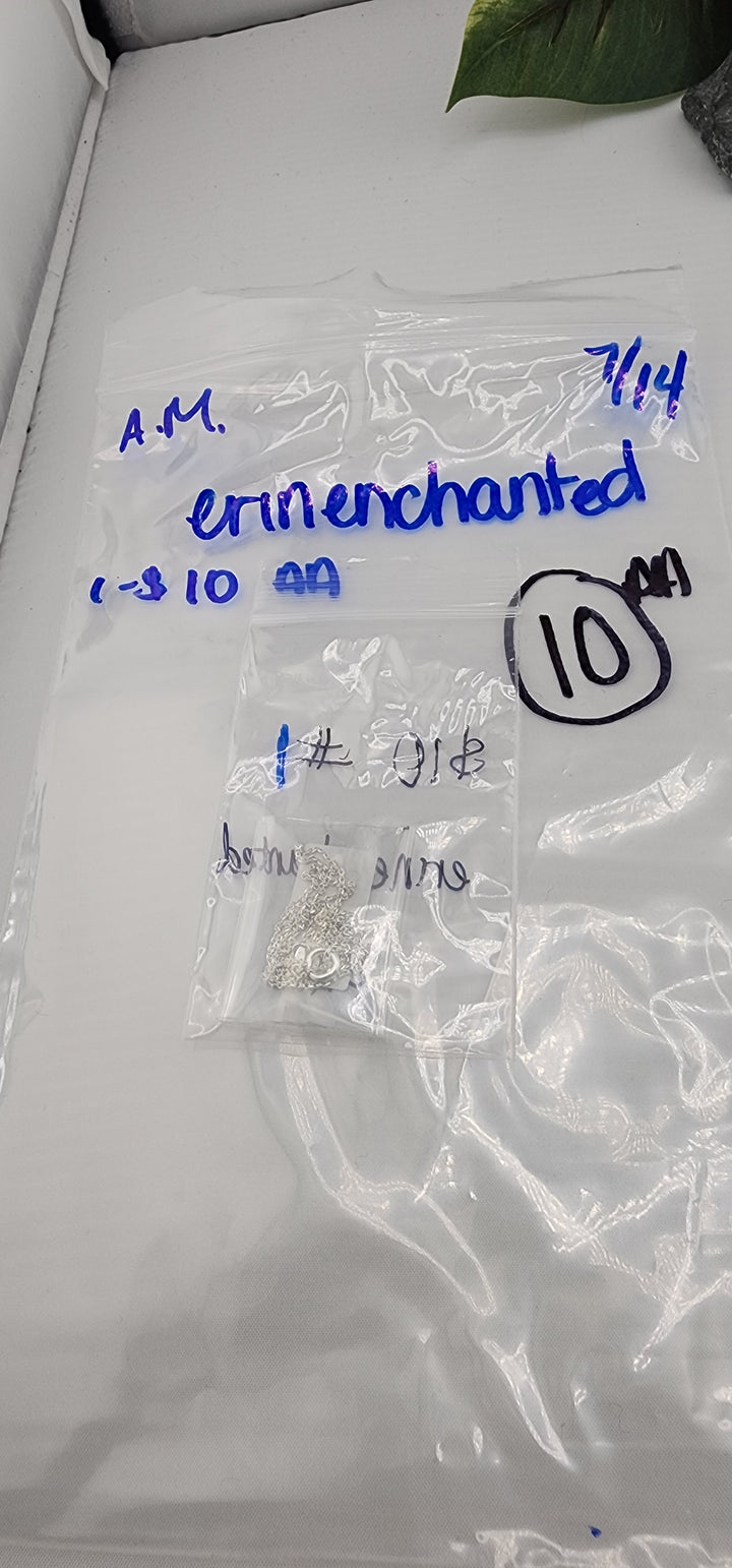 AM SHOW 48HR - RESERVED FOR: erinenchanted - 7/14/2025 FL tiktok Live Show - 1 Sterling Silver Items
