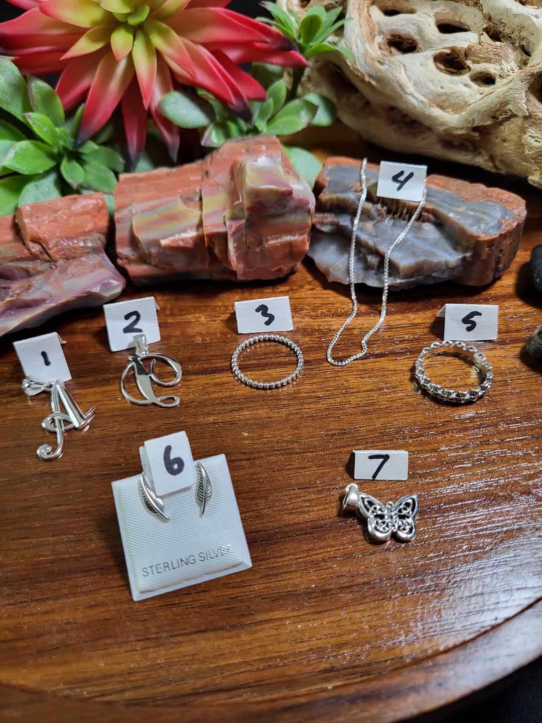 RESERVED FOR: bashly23 7/25/24- 7 Sterling Silver Items