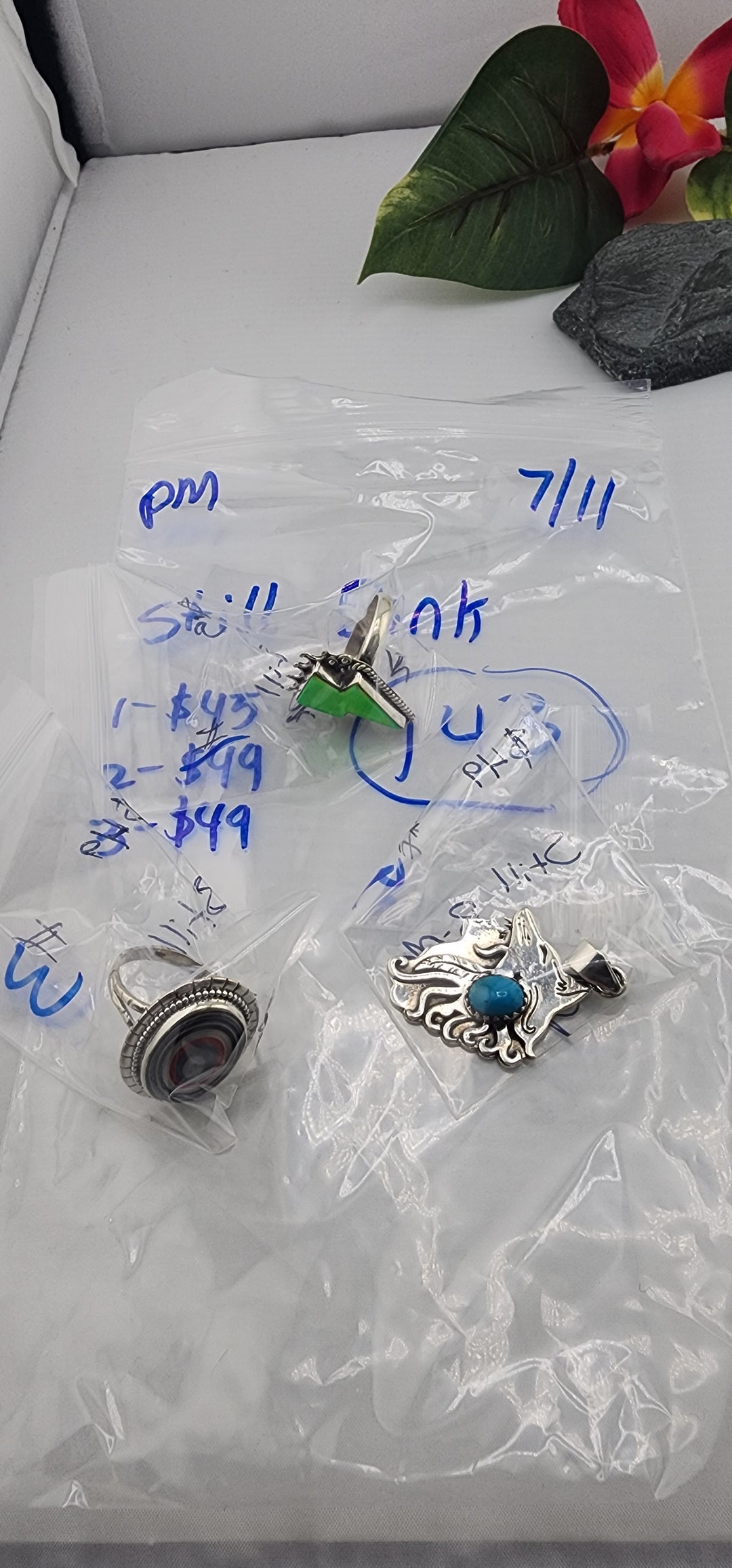 PM SHOW 48HR - RESERVED FOR: Still Bink - 7/11/2025 FL tiktok Live Show - 3 Sterling Silver Items