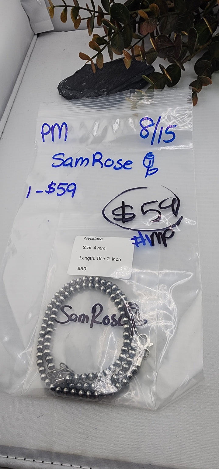 PM SHOW 48HR - RESERVED FOR: samrose🌹 - 8/15/2025 FL tiktok Live Show - 1 Sterling Silver Items