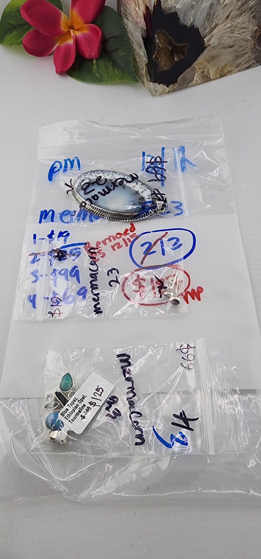 PM SHOW 48HR - RESERVED FOR: mermacorn23 - 12/12/2025 tiktok Live Show - 3 Sterling Silver Items