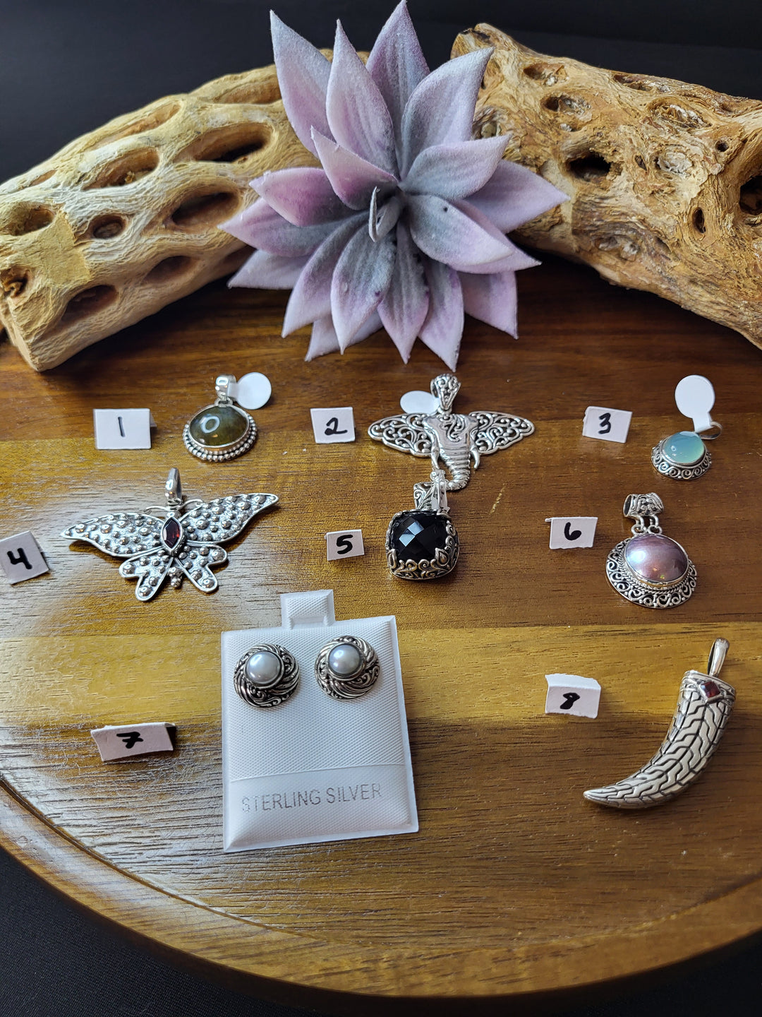 RESERVED FOR: jessica roca73 8/4/24- 8 Sterling Silver Items