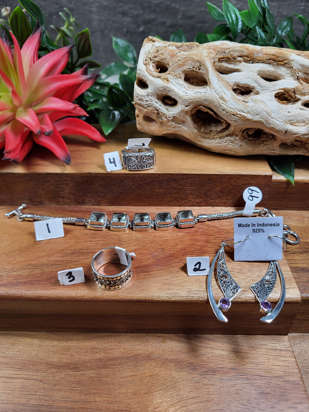 RESERVED FOR: Gina Workman929 - 9/5/2024 - 4 Sterling Silver Items