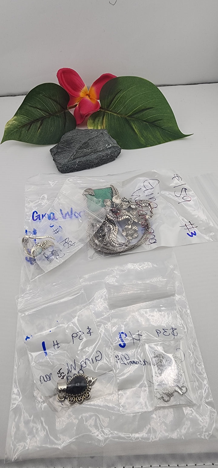 RESERVED FOR: Gina Workman929 - 7/6/2025 tiktok Reservation Live Show -4 Sterling Silver Items