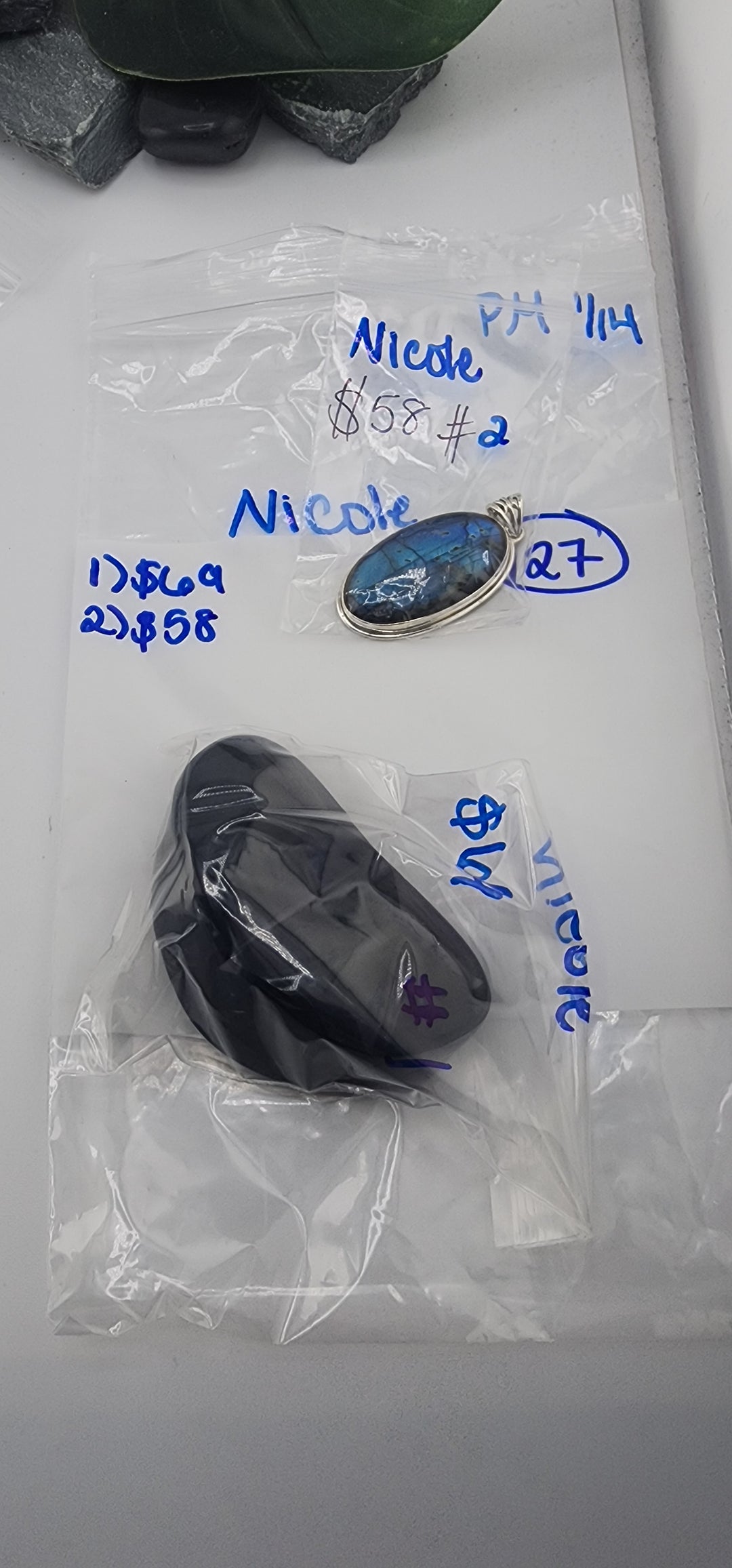 Custom sterling silver items - PM SHOW RESERVED FOR: Nicole- 1/14/2026 tiktok Live Show - 2 Sterling Silver Items