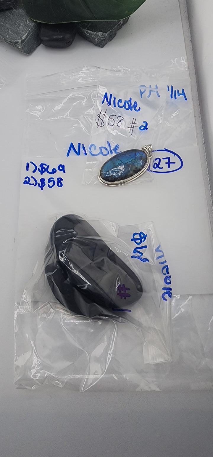 Custom sterling silver items - PM SHOW RESERVED FOR: Nicole- 1/14/2026 tiktok Live Show - 2 Sterling Silver Items