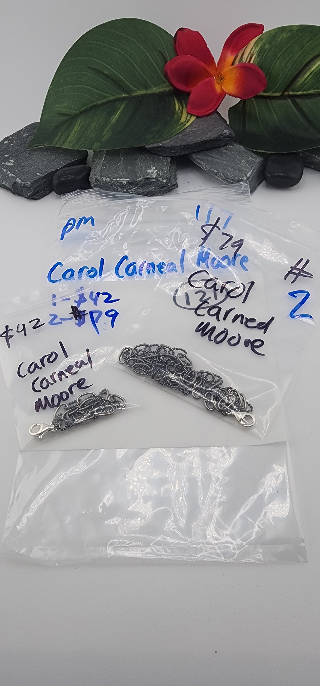 PM SHOW 48HR - RESERVED FOR: Carol Carneal Moore - 1/7/2026 tiktok Live Show - 2 Sterling Silver Items