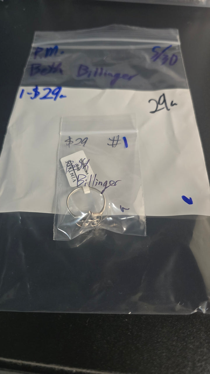 Beth Billinger - 5/30/26 PM - 1 925 Sterling Silver