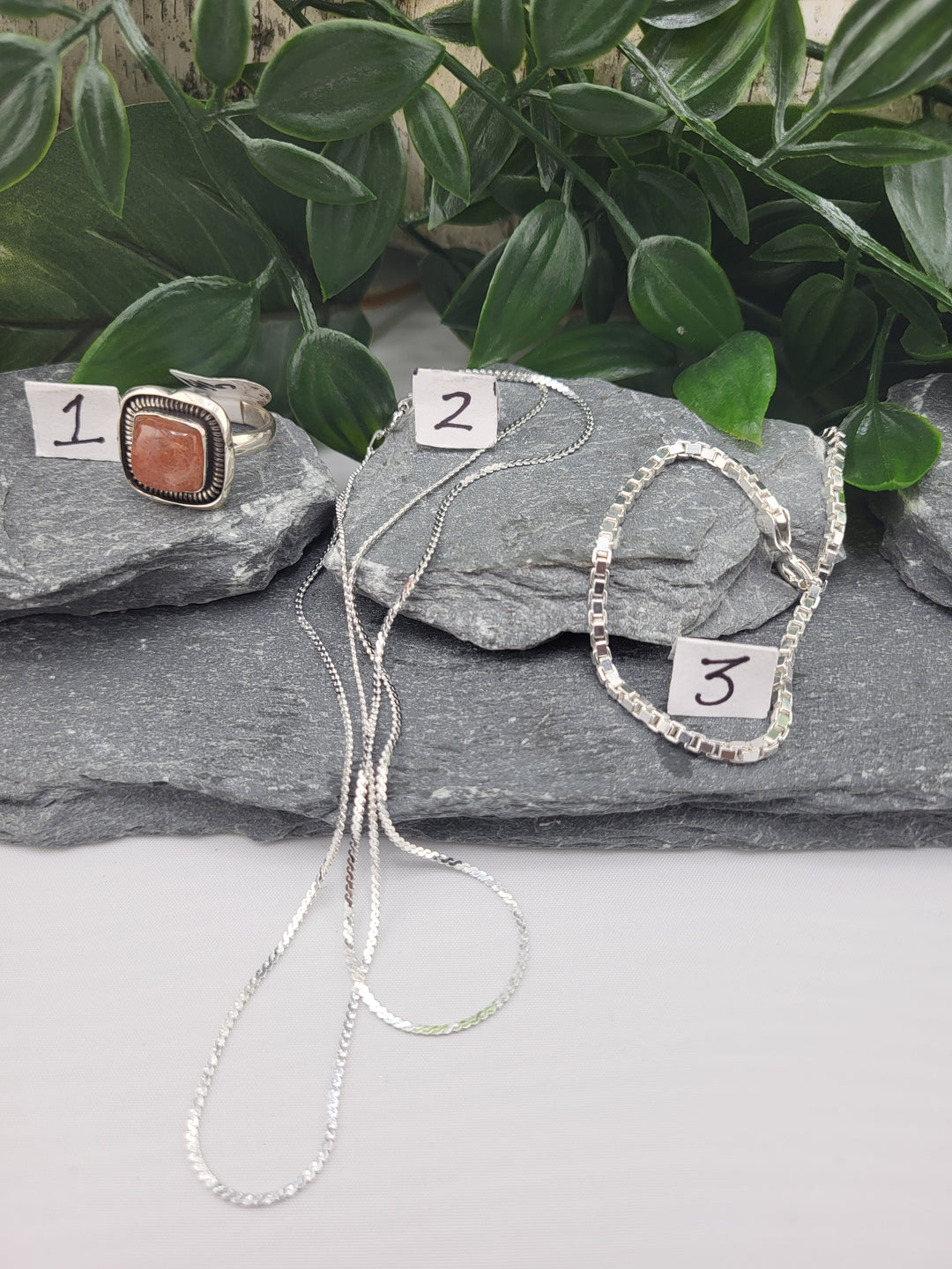 RESERVED FOR:  jessicacamacho0516 -11/11/2024 -3 Sterling Silver Items