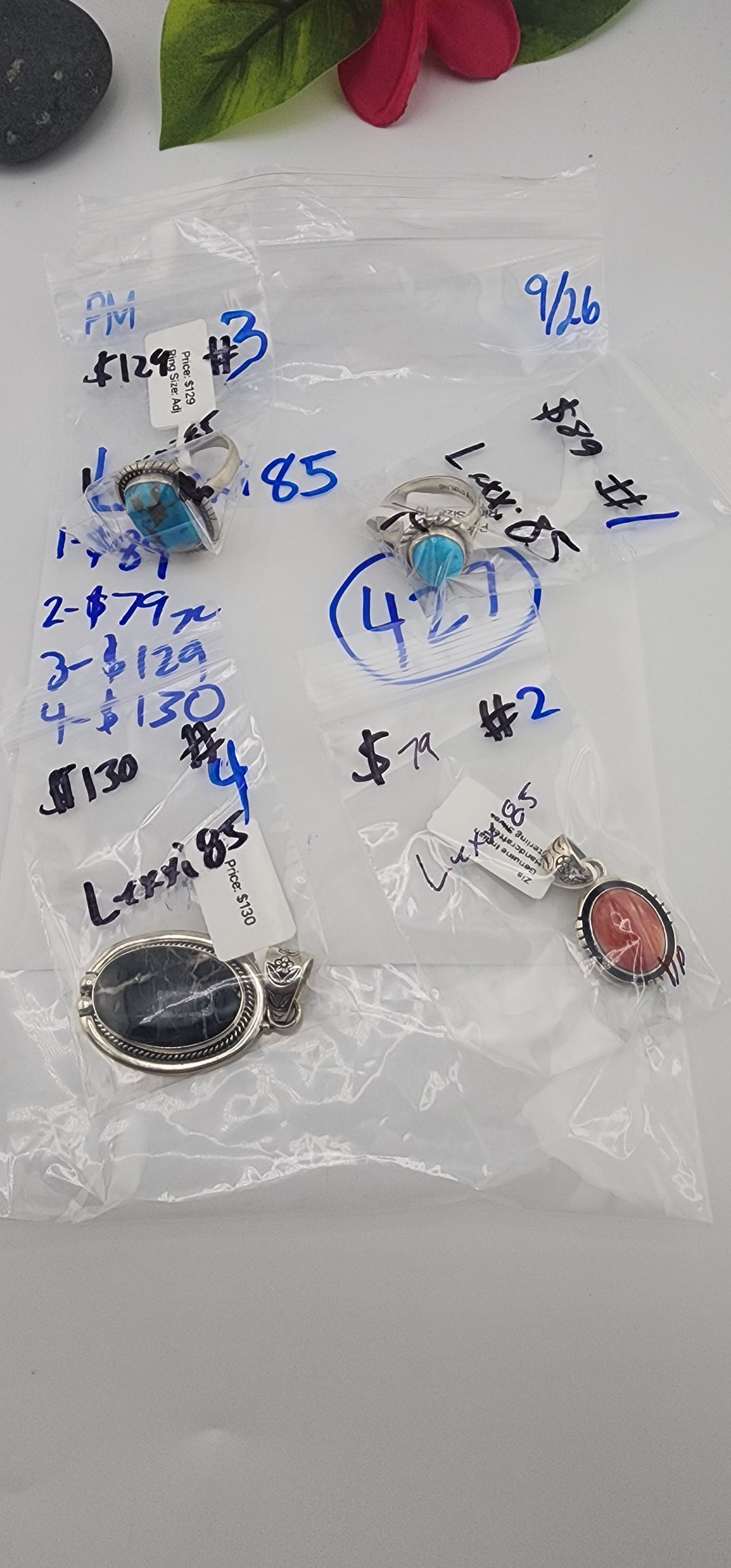 PM SHOW 48HR - RESERVED FOR: Lexxi85 - 9/26/2025 FL tiktok Live Show - 4 Sterling Silver Items