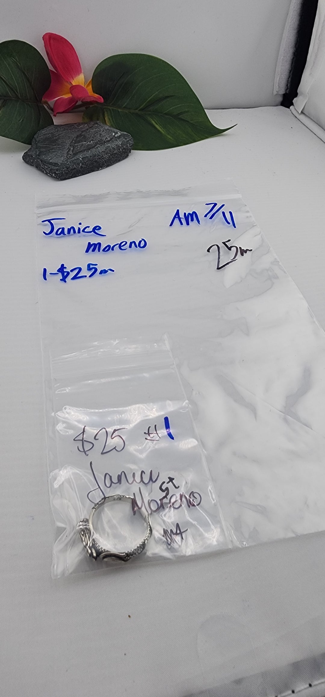 AM SHOW 48HR - RESERVED FOR:  Janice Moreno - 7/11/2025 FL tiktok Live Show -  1 Sterling Silver Items